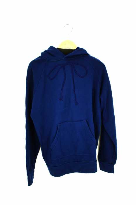 SON OF THE CHEESE (サノバチーズ) EMBROIDERY HOODIE スウェットパーカー 17SS ネイビー メンズ トップス