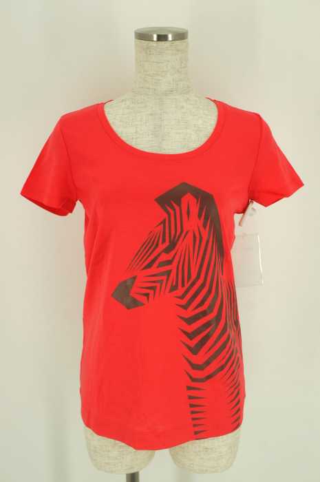 自由区 (ジユウク) シマウマプリント入りTシャツ トップス レディース トップス