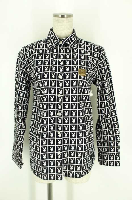 JOYRICH （ジョイリッチ） PLAY BOY 総柄ボタンシャツ レディース トップス