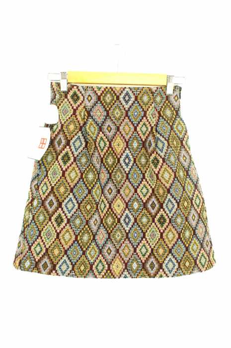 Mysty Woman ミスティーウーマン ジャガード織りスカート