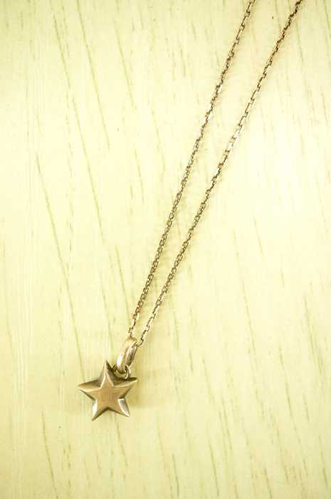 USED古着  （ユーズドフルギ） シルバーネックレス　925　スターモチーフ　星 メンズ アクセサリー