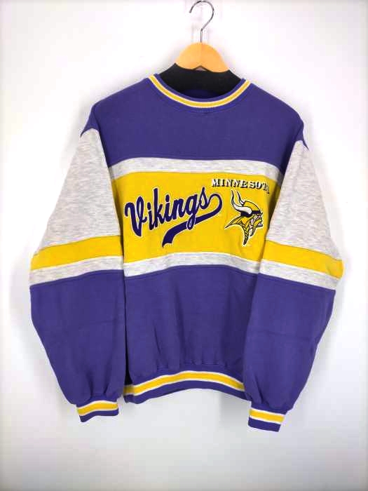 LOGO7.INC（フルギ） VIKINGS MINNESOTA ロゴスウェットトレーナー メンズ トップス
