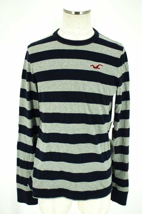 Hollister （ホリスター） ボーダー柄カットソー メンズ トップス