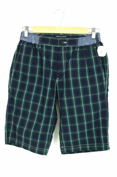 COMME des GARCONS HOMME （コムデギャルソンオム） AD2012 チェック柄ショートパンツ メンズ パンツ