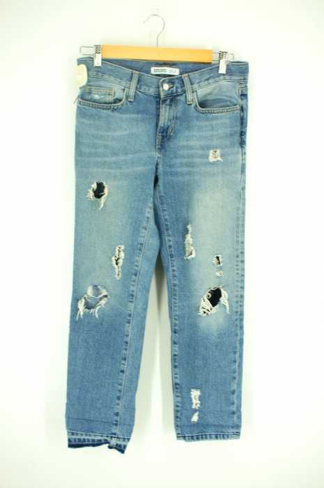 ZARA BASIC （ザラベーシック） クラッシュ加工 レディース パンツ