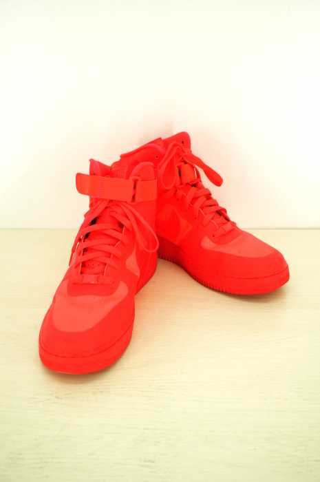 NIKE (ナイキ) AIR FORCE 1 HI HYPERFUSE PREMIUM SOLAR RED メンズ シューズ