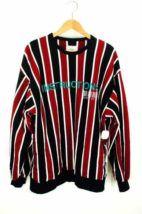SHAREEF(シャリーフ) STRIPE L/S SWEAT メンズ トップス
