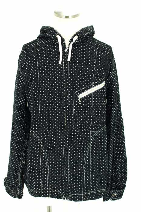 COMME des GARCONS HOMME （コムデギャルソンオム） AD2013 ドット柄ジップアップパーカー メンズ アウター