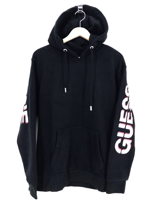 GUESS(ゲス) バックプリント プルオーバーパーカー メンズ トップス