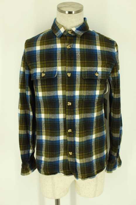 A.P.C. (アーペーセー) チェック柄胸ポケット付きシャツ メンズ トップス