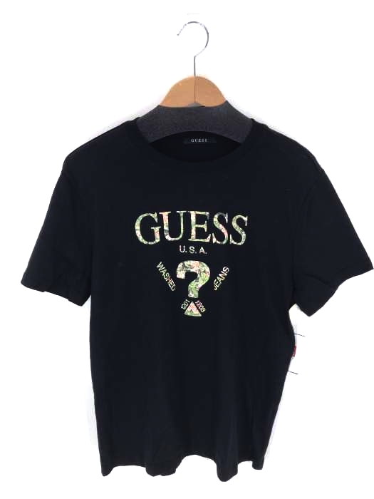 GUESS(ゲス) Floral Logo Tee プリントロゴTシャツ メンズ トップス