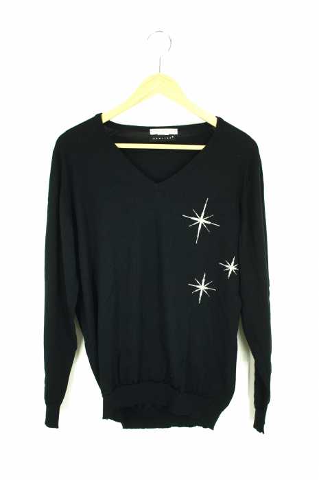 JOHN SMEDLEY × LEMAIRE(ジョンスメドレー ルメール) ワンポイントデザインニット メンズ トップス
