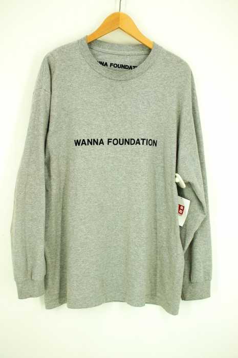 WANNA FOUNDATION(ワナファンデーション) ブランドロゴクルーネックT メンズ トップス