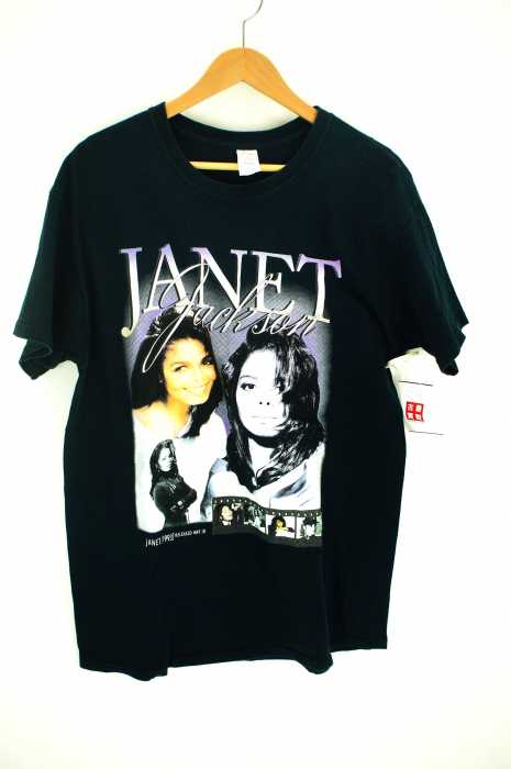 USED古着  （ユーズドフルギ） ジャネットジャクソンプリントTシャツ メンズ トップス