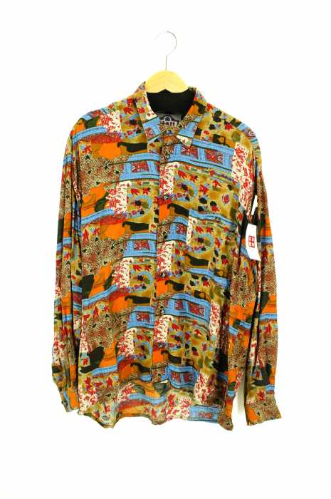 USED古着  （ユーズドフルギ） 総柄シャツ メンズ トップス