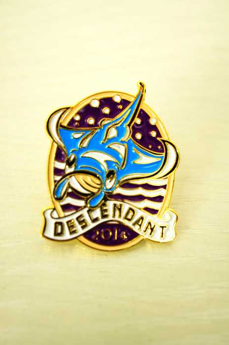 DESCENDANT （ディセンタント） 19SS「MANTA PINS」マンタ ピンバッジ レディース アクセサリー