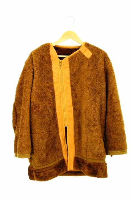 SUNNY SPORTS × RAY BEAMS（サニースポーツ レイビームス） 別注ボアフリース ノーカラージャケット レディース アウター