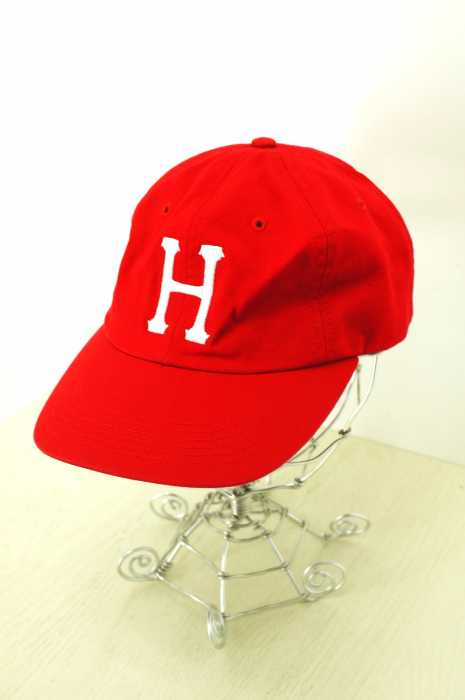 HUF （ハフ） Hロゴ刺繍入り　ベースボールキャップ メンズ 帽子