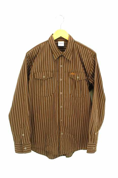 Carhartt （カーハート） スナップボタン　ストライプシャツ メンズ トップス