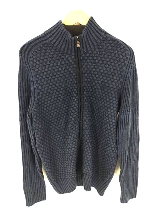 Corneliani（コルネリアーニ） ジップアップニットカーディガン　イタリア製 メンズ トップス
