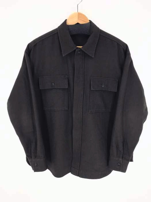 CLANE HOMME（クラネオム） ウール混ワークシャツ メンズ トップス