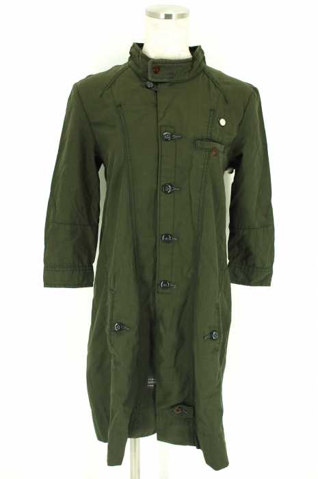 G-STAR RAW (ジースターロー) CAVALRY JACKET DRESS ミリタリーロングジャケット レディース アウター