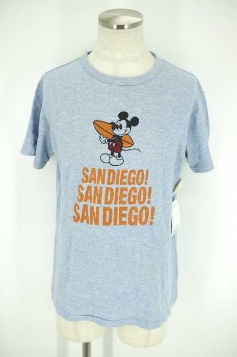 Champion × DISNEY (チャンピオン) プリントTシャツ メンズ トップス