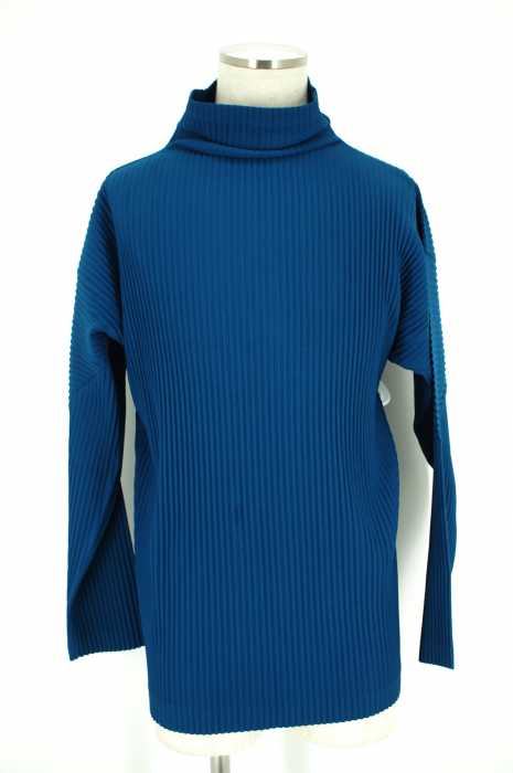 ISSEY MIYAKE HOMME PLISSE （） ハイネックプリーツカットソー メンズ トップス