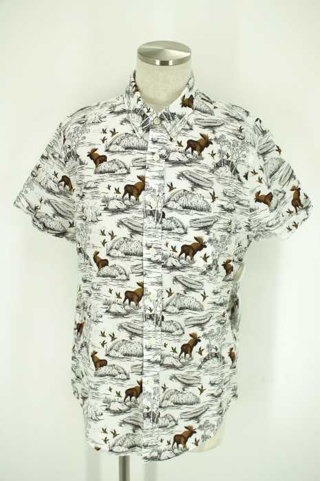 Abercrombie & Fitch （アバクロンビーアンドフィッチ） 総柄半袖シャツ メンズ トップス