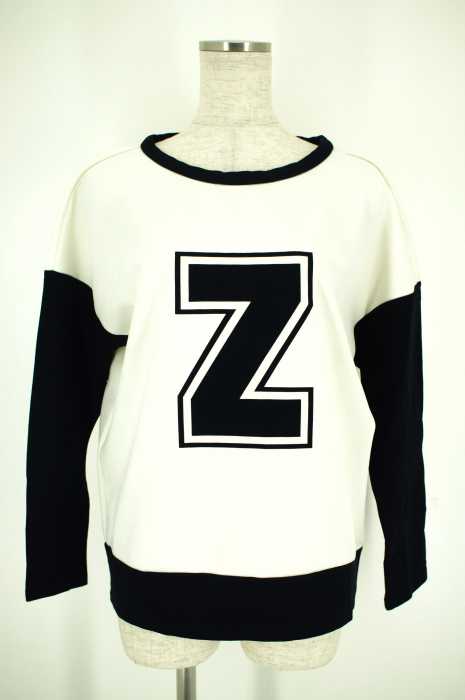 ZARA WOMAN （ザラ ウーマン） プリント　バイカラー　切替 レディース トップス