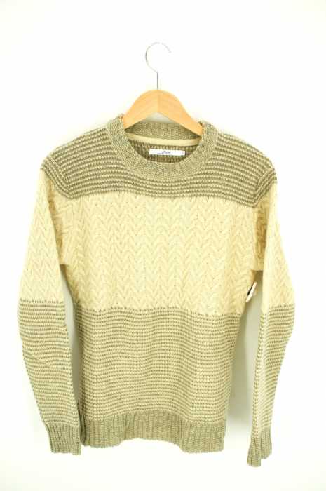 relume JOURNAL STANDARD （レリューム ジャーナルスタンダード） SHETLAND CABLE 切り替えC/N メンズ トップス