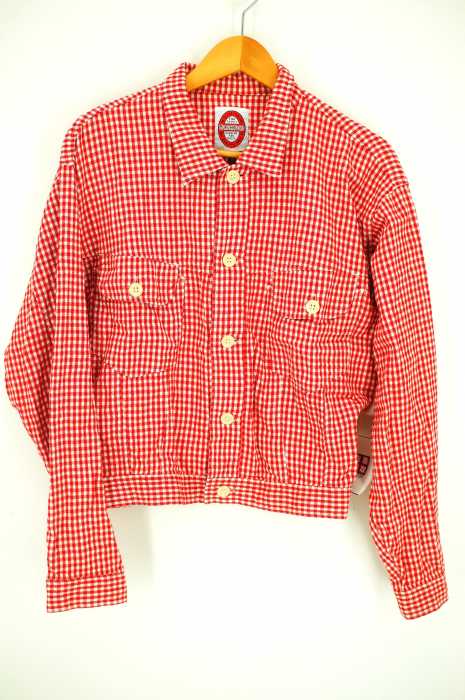 BURGH SCOTT(ブートスコット) ギンガムチェック柄シャツジャケット メンズ トップス