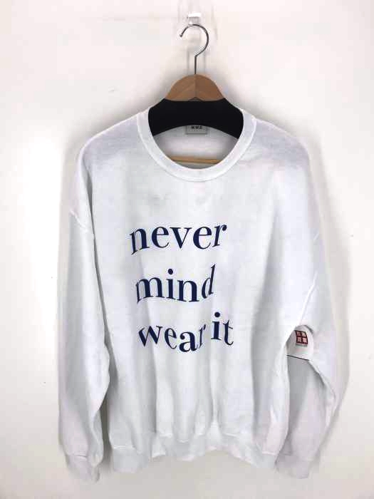 WWG WHOS WHO gallery(フーズフーギャラリー) never mindビッグロゴスウェット レディース トップス