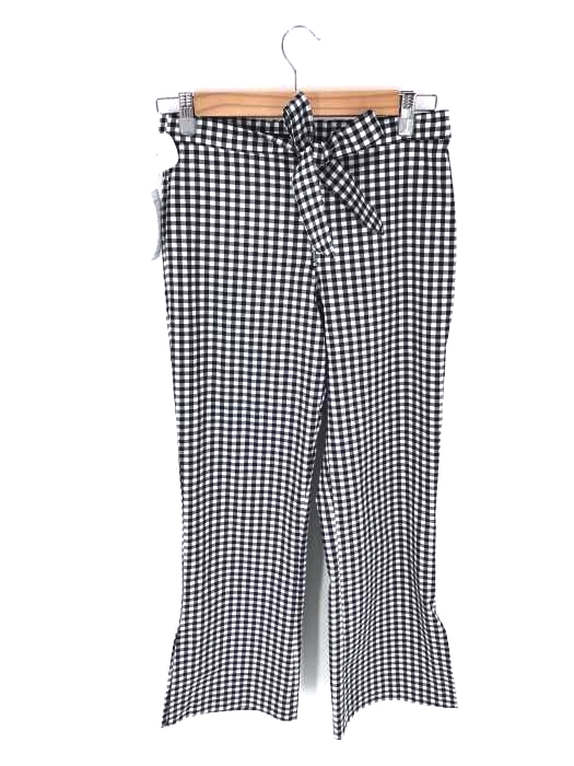 ZARA Trafaluc collection（ザラトラファルクコレクション） ギンガムチェックスリットパンツ レディース パンツ