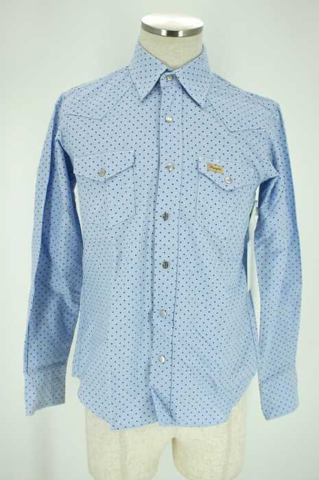 BEN THE RODEO TAILOR for wrangler （ベンザロデオテーラーフォーラングラー） ドット柄ウエスタンシャツ メンズ トップス