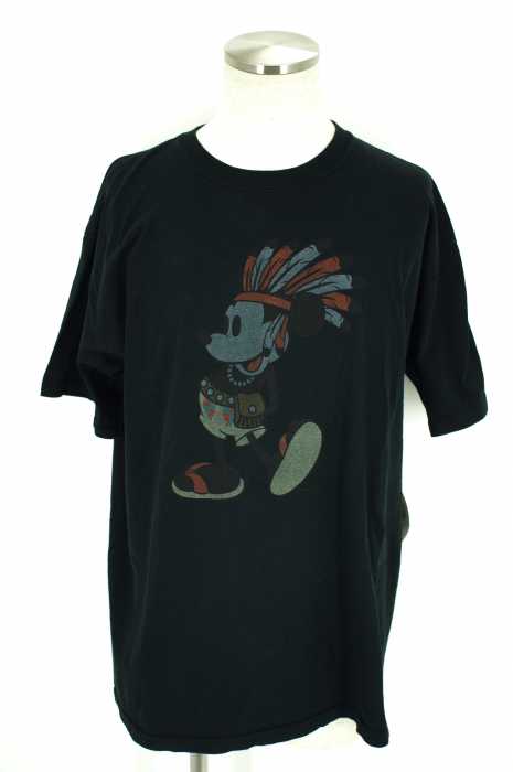BACKDROP × disney (バックドロップ) クルーネックTシャツ メンズ トップス
