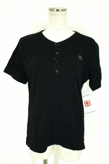 BURBERRY BLACK LABEL (バーバリーブラックレーベル) ヘンリーネックカットソー レディース トップス