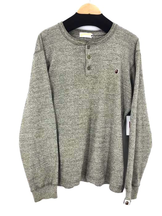 A BATHING APE(アベイシングエイプ) ヘンリーネックTシャツ メンズ トップス