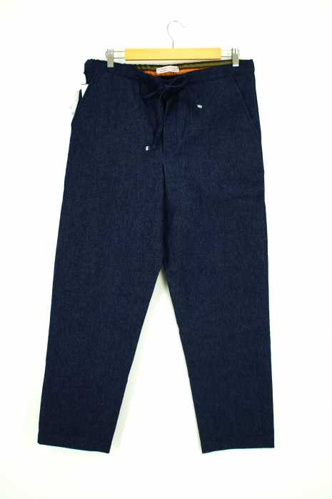 FRANK LEDER （フランクリーダー） 8oz WASHED DENIN DRAWSTRING PANTS メンズ パンツ