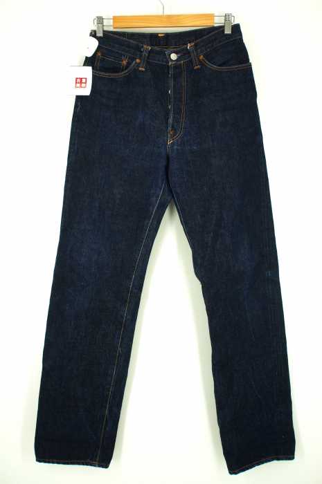 BLUE WAY（ブルーウェイ） TRUTH JEANS INDIGO　ボタンフライデニム　ロールアップ セルビッチ メンズ パンツ