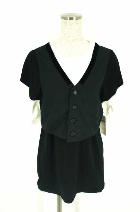 SueUNDERCOVER （スーアンダーカバー） レイヤードバイカラーデザイントップス レディース トップス