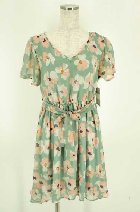 archives （アルシーヴ） 花柄 シフォンマキシ丈ワンピース レディース ワンピース