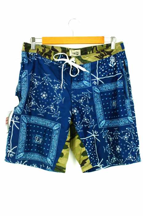 73R　SEVEN THREE-R（） BANDANNA 2WAY SURF PANTS バンダナ柄 ショートパンツ メンズ パンツ