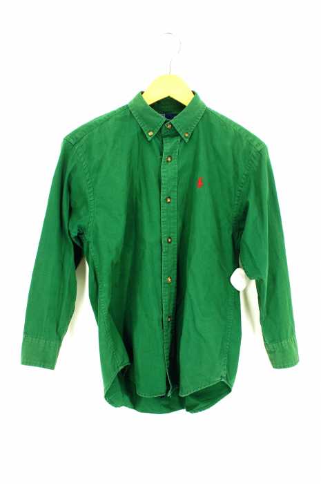 Polo by RALPH LAUREN （ポロバイラルフローレン） フロント刺繍入りボタンダウンシャツ レディース トップス