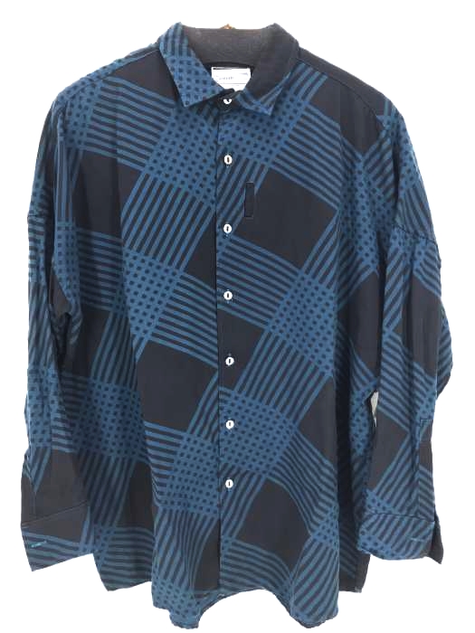 SHAREEF(シャリーフ) BIAS CHECK L/S SHIRTS チェックシャツ メンズ トップス