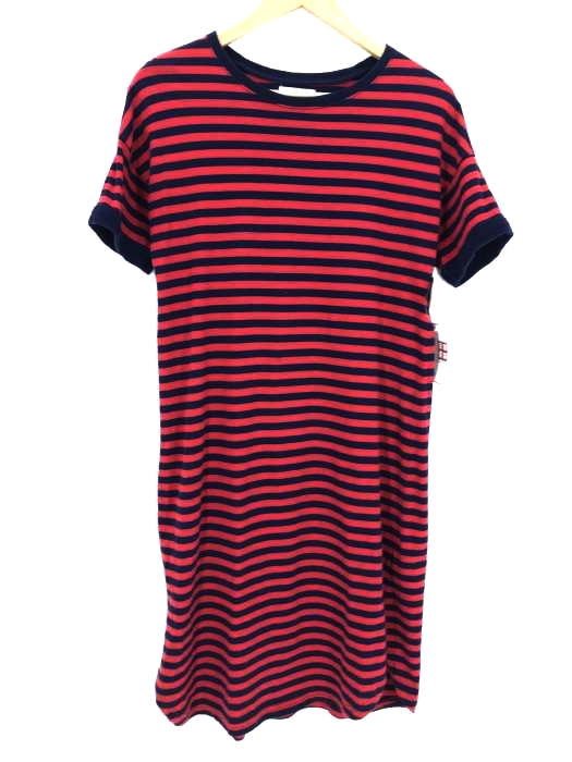 BEAMS BOY（ビームスボーイ） ワイドバインダー ボーダー ワンピース レディース ワンピース
