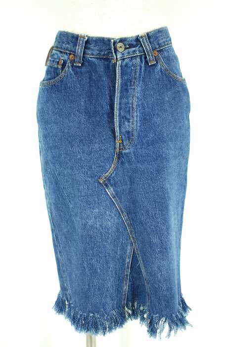 Levi's （リーバイス） リメイクフリンジデニムスカート レディース スカート