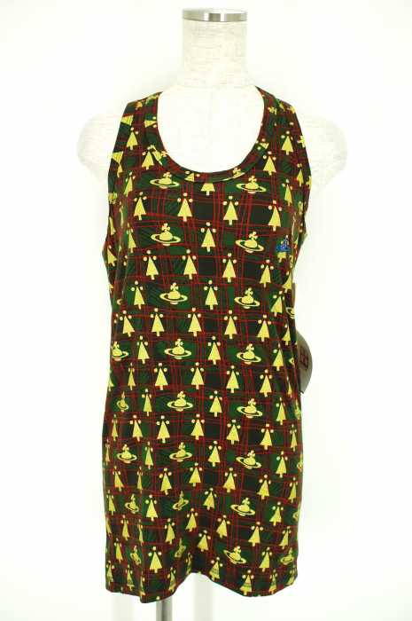 Vivienne Westwood (ヴィヴィアンウエストウッド) 総柄プリントタンクトップ レディース トップス
