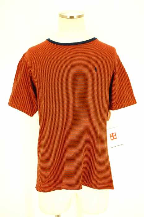 Polo by RALPH LAUREN （ポロバイラルフローレン） フロント刺繍入りボーダー柄Tシャツ メンズ トップス