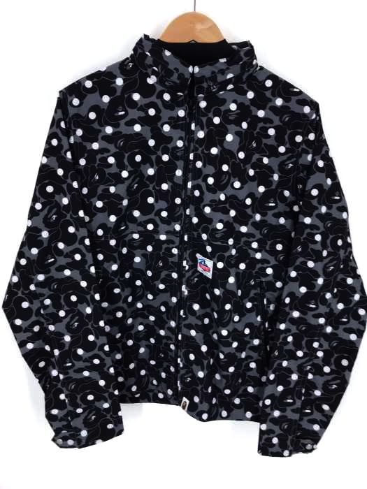 A BATHING APE（アベイシングエイプ） カモフラ ゴリラ柄ジップアップブルゾン メンズ アウター